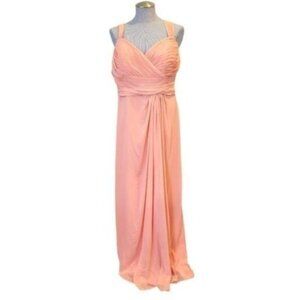 Watters & Watters | Style 4515 Formal Bridesmaid Dress Coral Pink